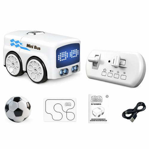 5-In-1 RC Mini Bus With Line Tracking And Obstacle Avoidance