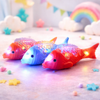 Simulated Swimming Fish Toy with Lights and Music