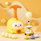 Balloon-Powered Car Set with Cute Astronaut