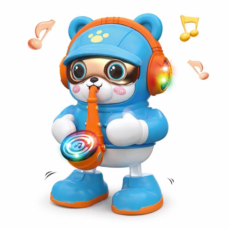 Plastic Cartoon Animal Wobble Toy for Babies