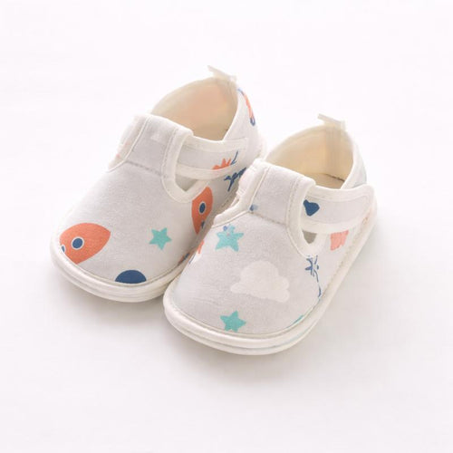 Breathable Cotton Cartoon Shoes for Baby Steps