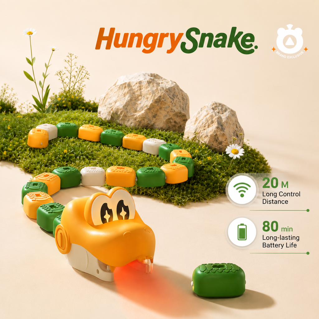 Remote Control Snake Bean-Collecting Toy - main product image