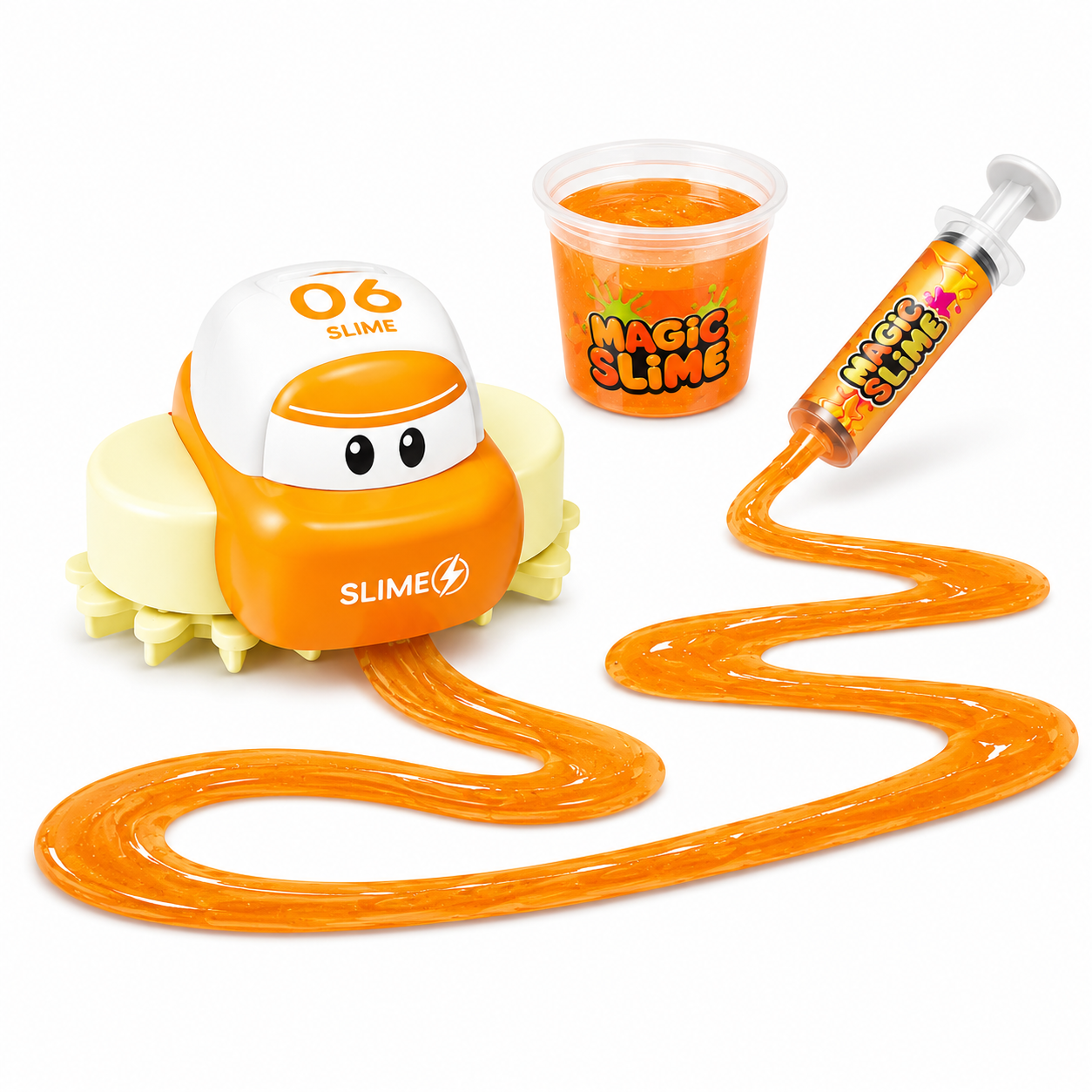 DIY Slime Track Car for Creative Racing and Sensory Play