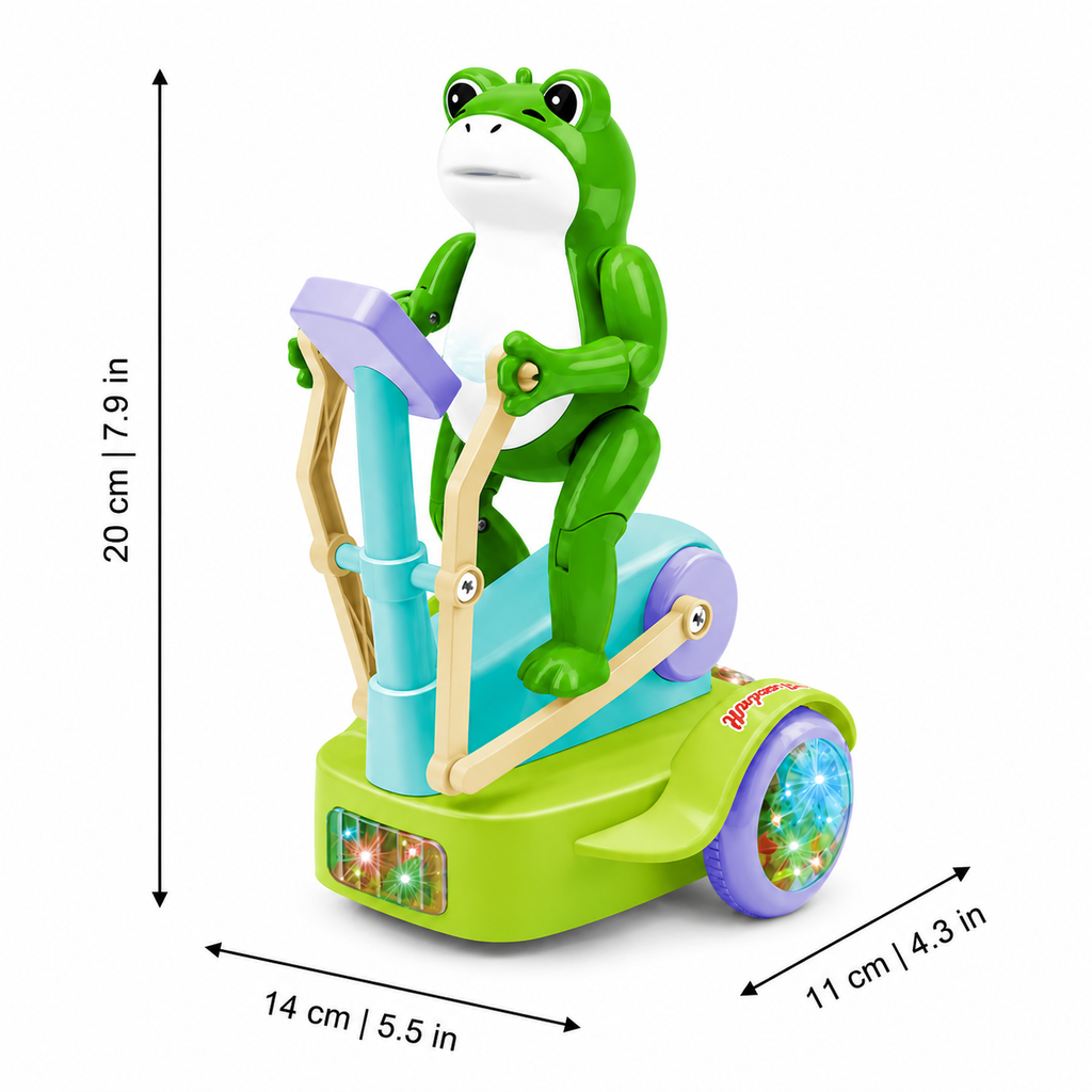 Musical Ride-On Fitness Toy for Kids, Lights and Active Play