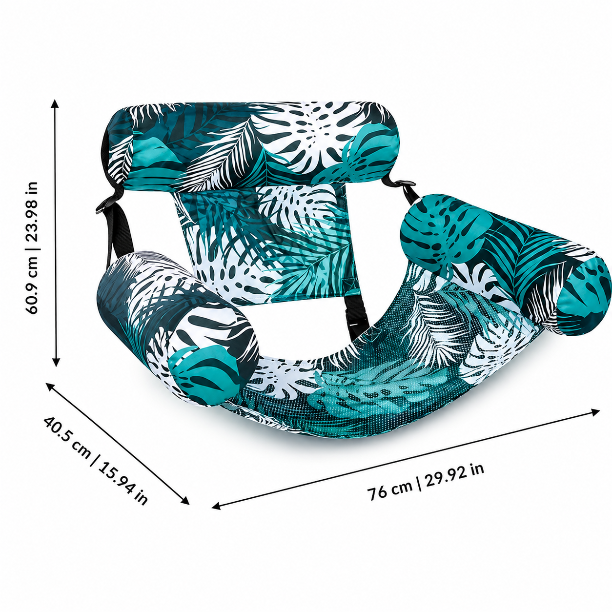 Inflatable Pool Lounge Chair for Relaxed Summer Floating