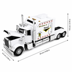 Die-Cast Semi Truck Model with Lights and Sounds