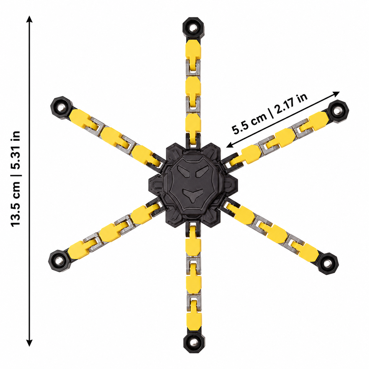 Transformable Fidget Spinner for Stress Relief and Focus