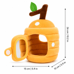 Fluffy Bee Activity Toy for Baby Curiosity and Grasping
