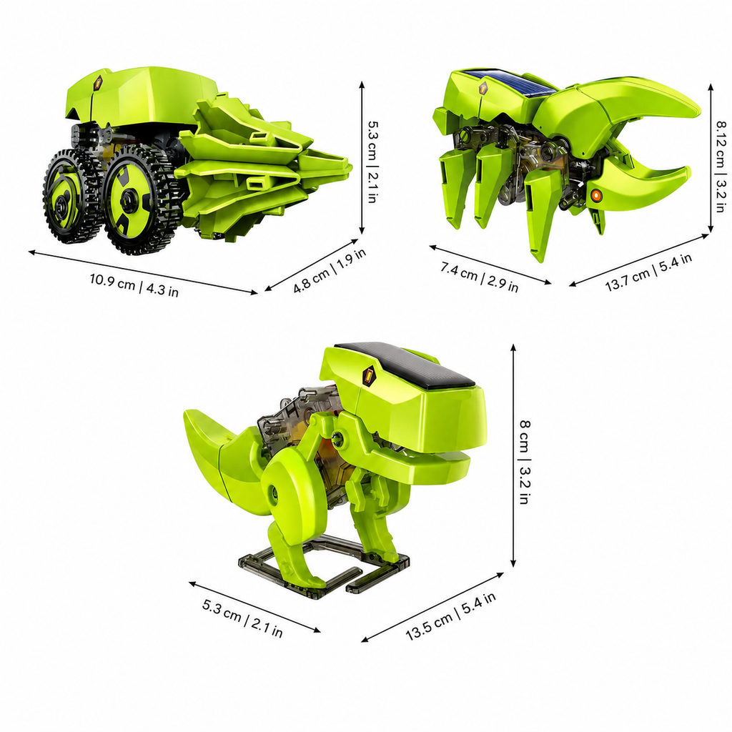 3-in-1 Solar Robot Kit for STEM Building Fun