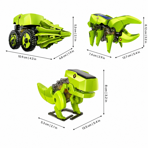3-in-1 Solar Robot Kit for STEM Building Fun