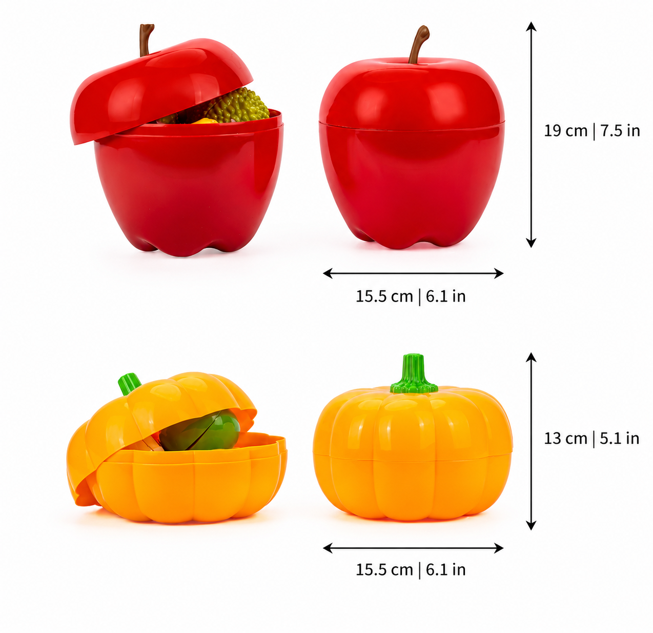 Pretend Food Cutting Set for Toddler Kitchen Play