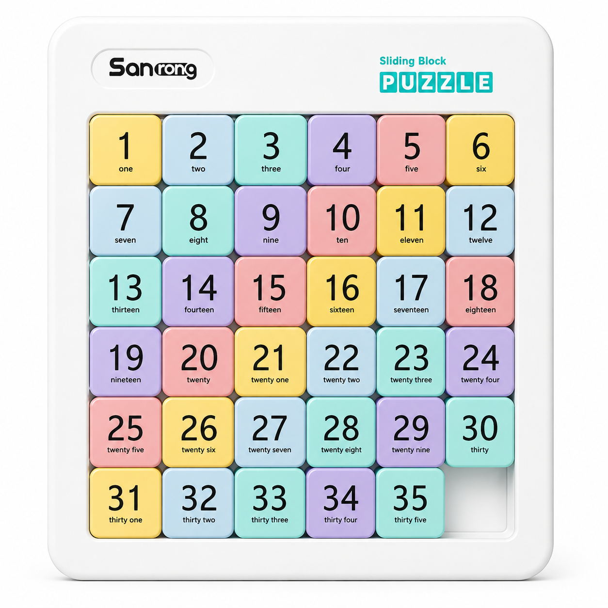 Magnetic Number Sliding Game for Focus, Patience and Smart Play