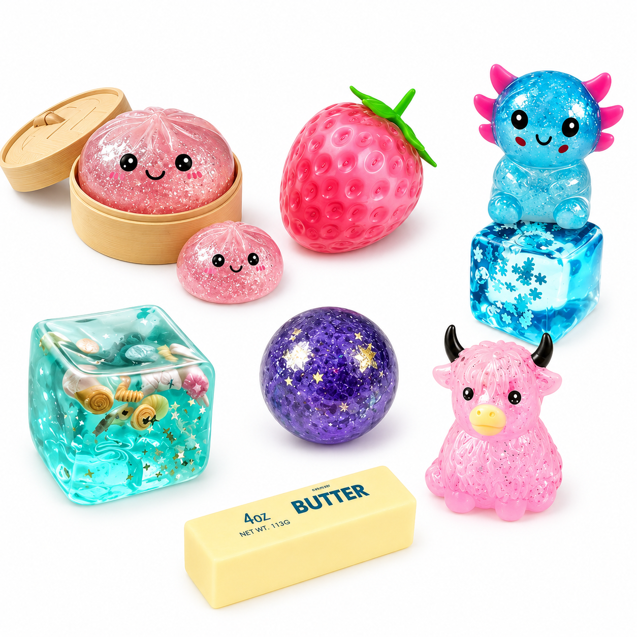 Soft Fidget Squeeze Set - main product image