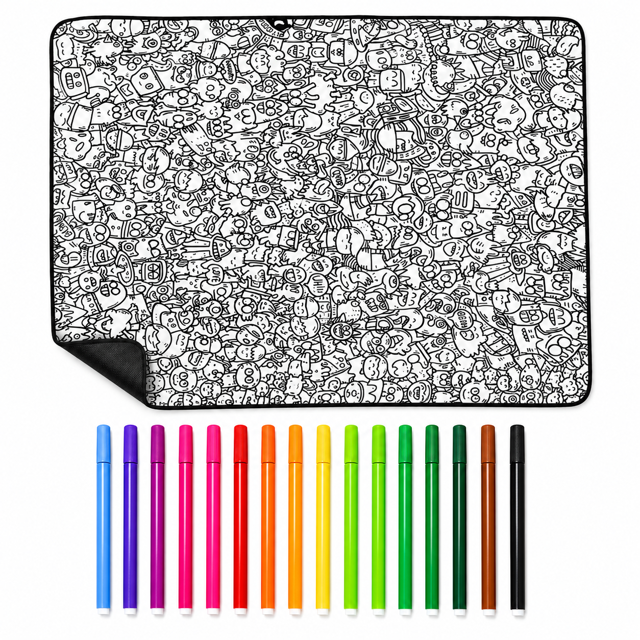 Large Coloring Blanket for Relaxed Playtime and Creative Memories