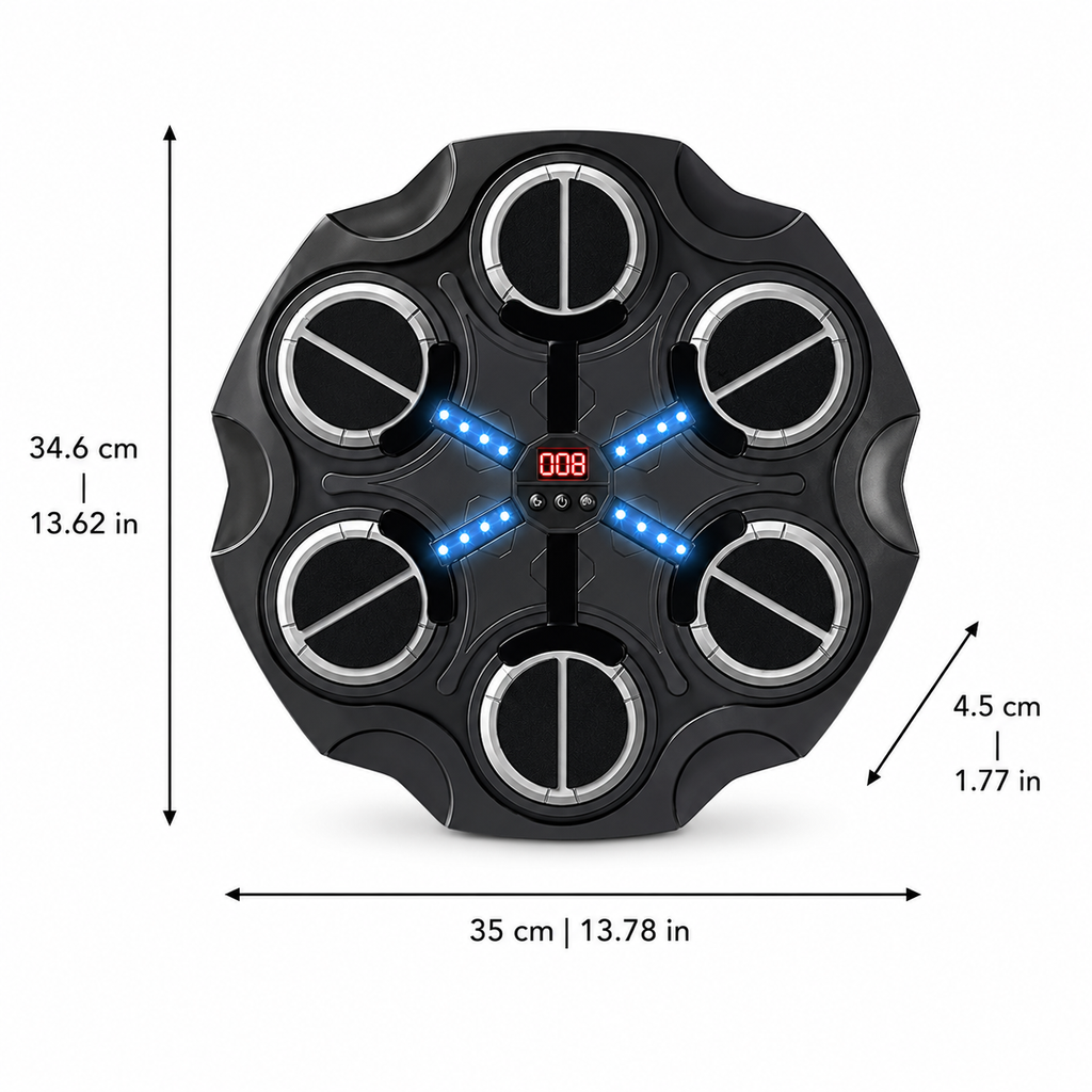 Smart Wall Punch Trainer for Rhythm, Reaction and Energy Release