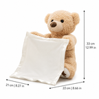 Peekaboo Teddy Bear Plush for Nursery Play and Sweet Surprises