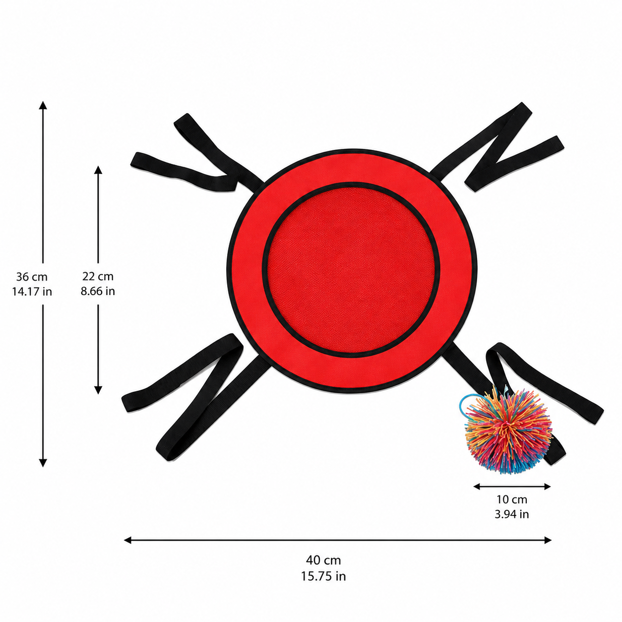 Two-Player Toss Ball Game for Outdoor Active Play