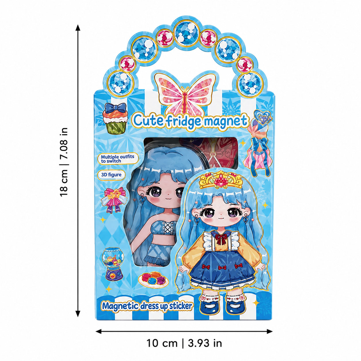 Reusable Doll Outfit Kit for Mix-and-Match Fashion Fun