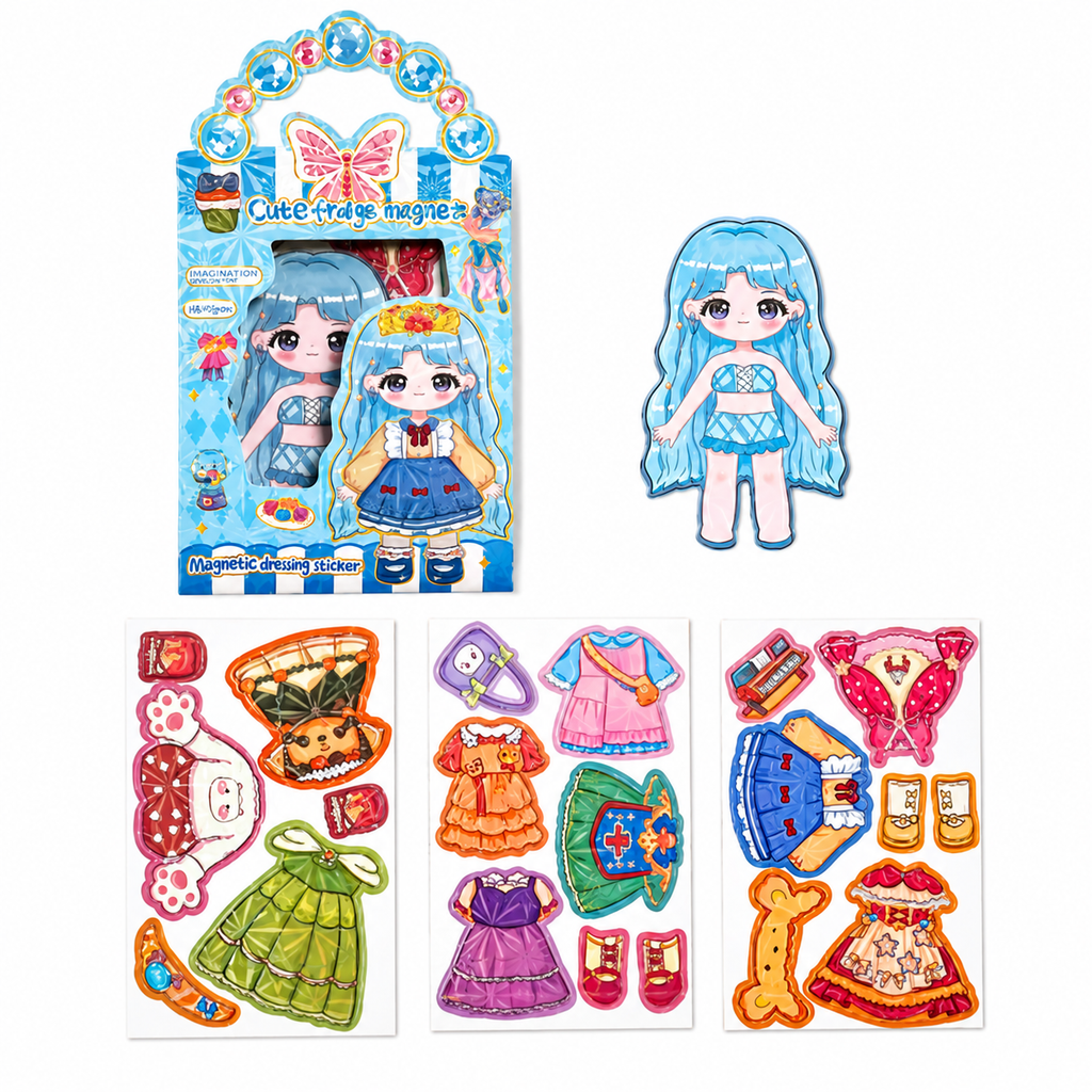 Reusable Doll Outfit Kit for Mix-and-Match Fashion Fun - main product image