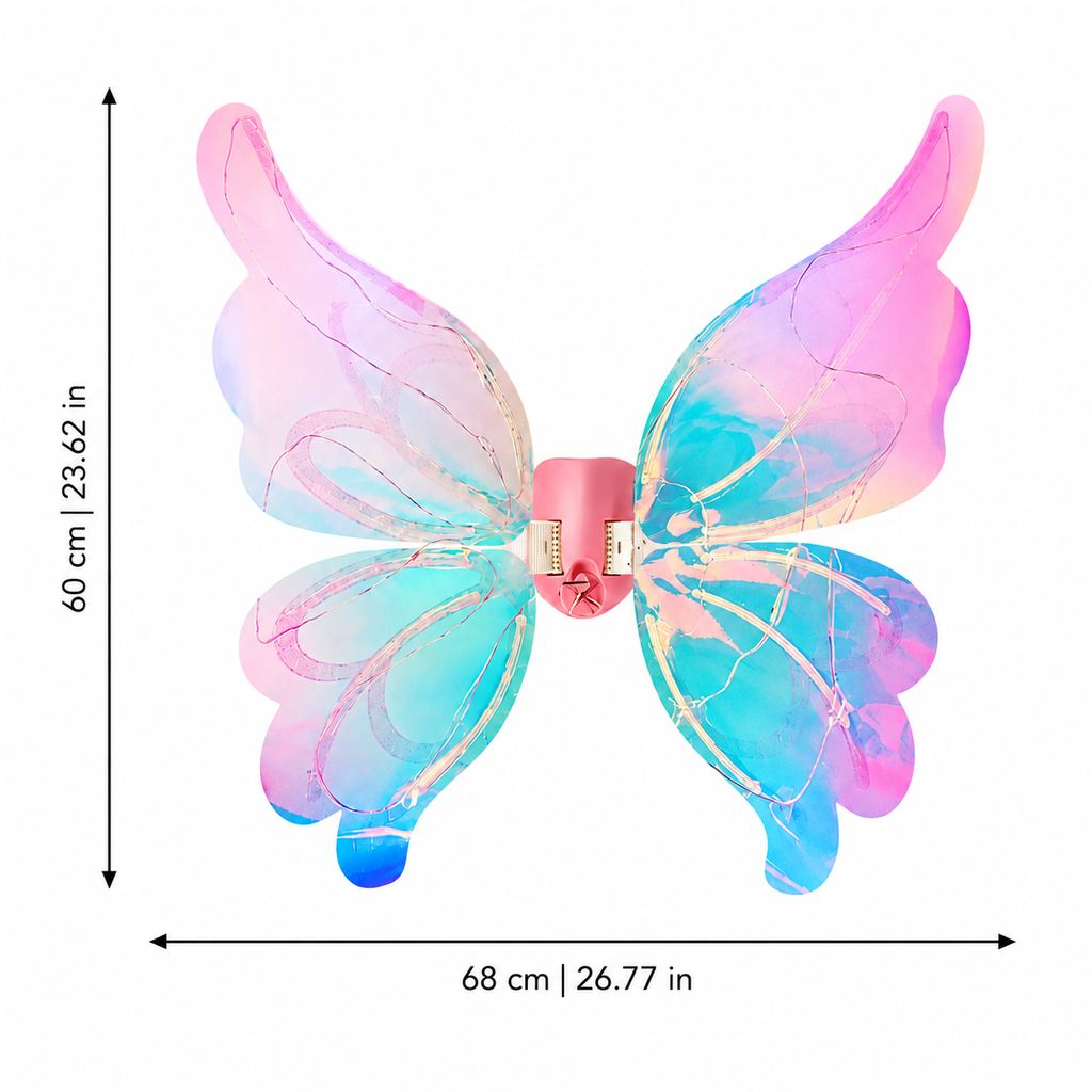 Light-Up Fairy Butterfly Wings for Cosplay and Magical Nights