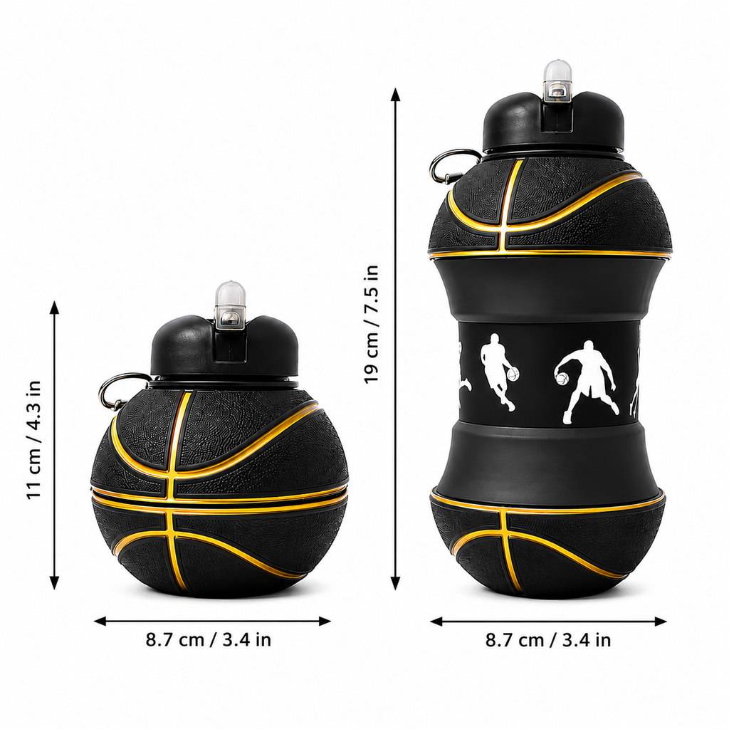 Leakproof Football Bottle for Kids, Practice and Daily Hydration