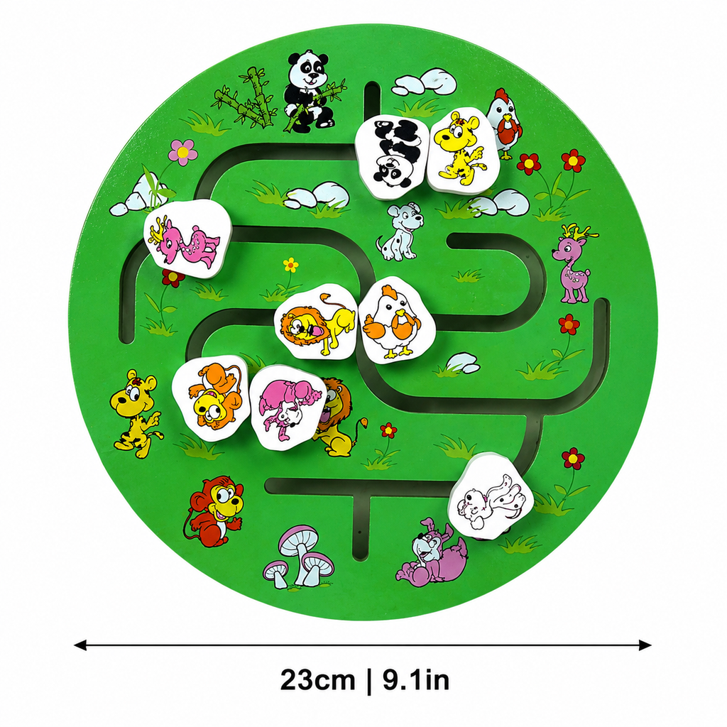 Wooden Matching Puzzle for Focus and Hand Coordination