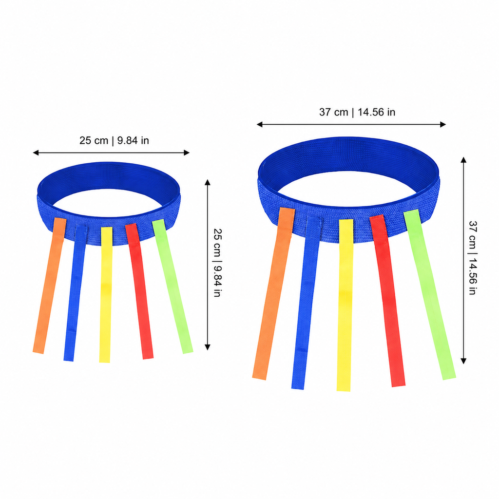 Colorful Belt Game for Running, Chasing and Group Play