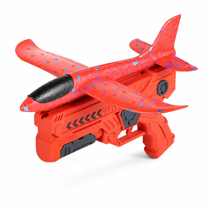 Kids Foam Ejection Aircraft Toy for Outdoor Park Play