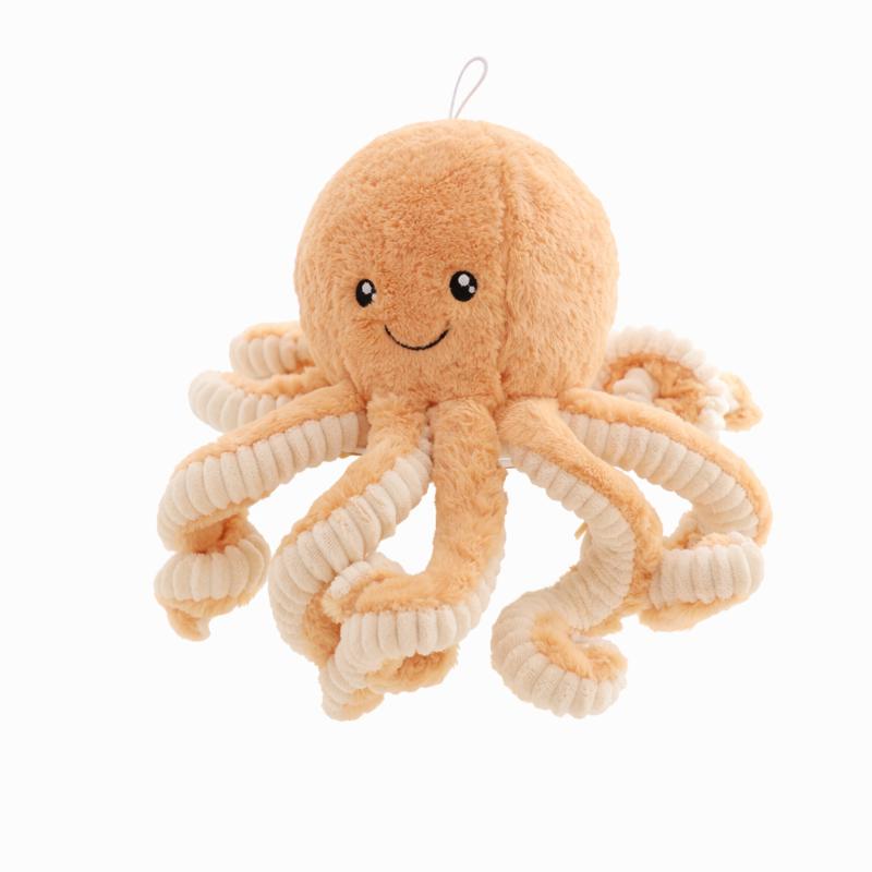 Plush Octopus Comfort Toy with Bamboo Charcoal Filling - main product image