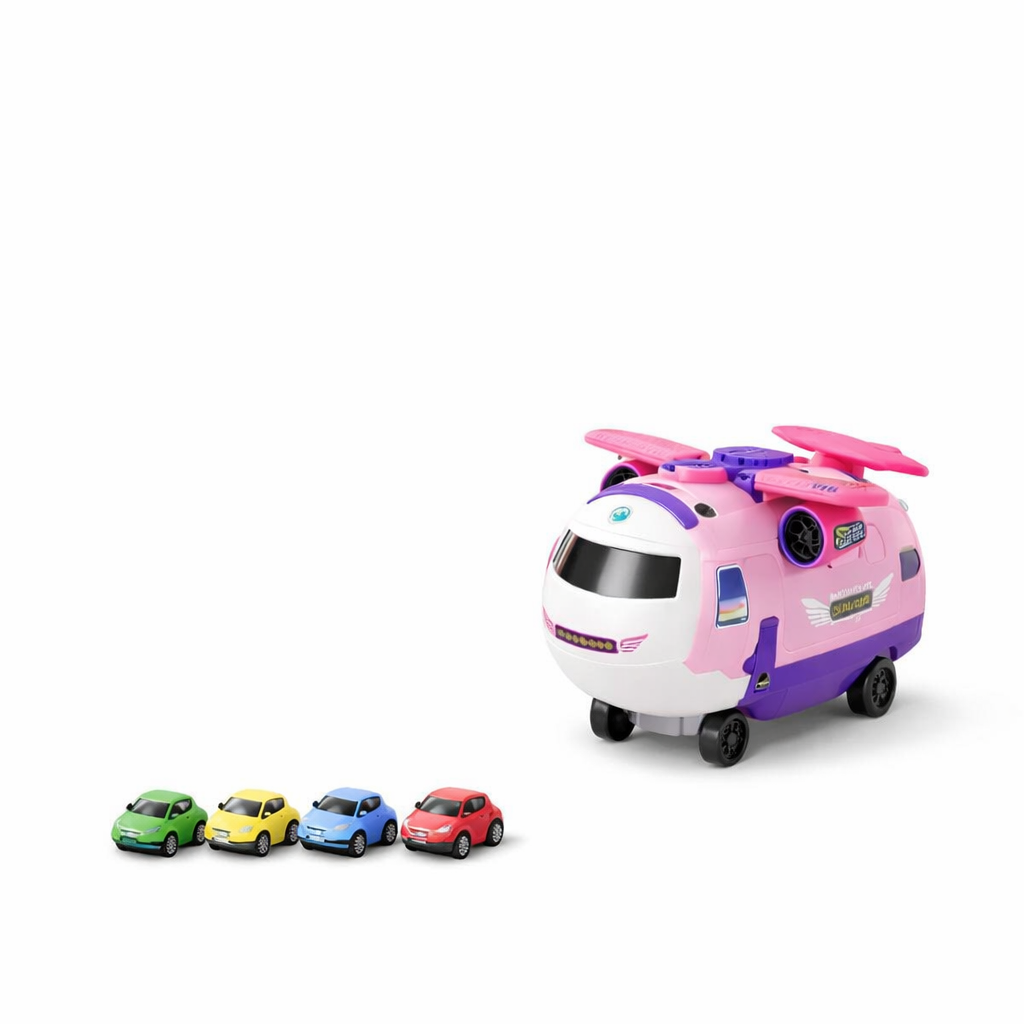 Transformer Airplane Fidget Board for Early Learning Play - main product image