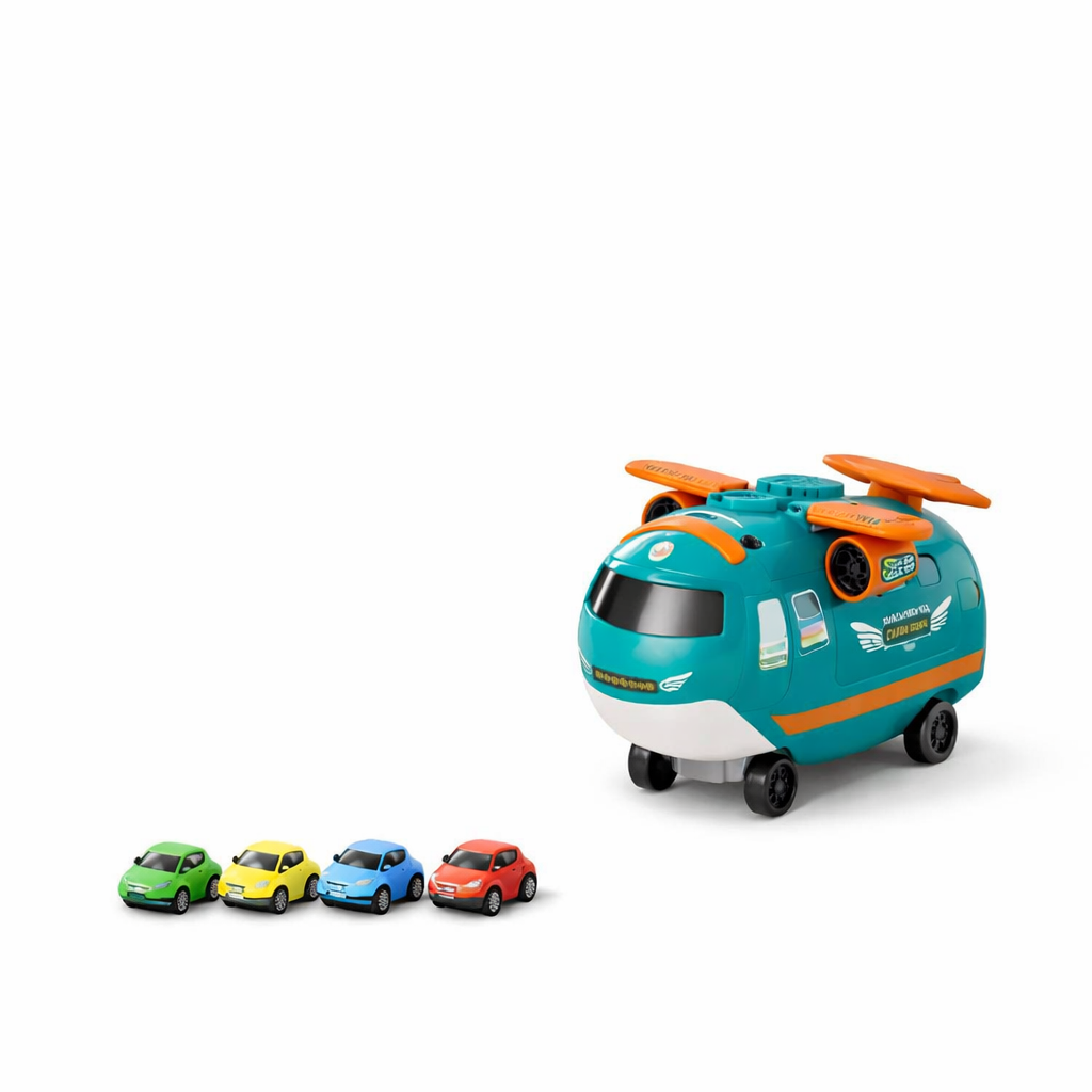 Transformer Airplane Fidget Board for Early Learning Play