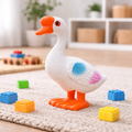 White Goose Pull-Back Toy - main product image