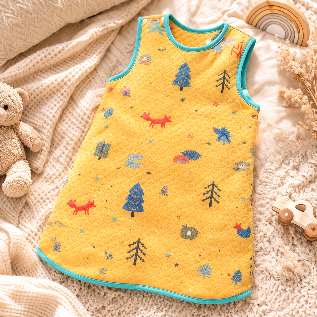 Cartoon Baby Sleeping Bag for Spring and Autumn