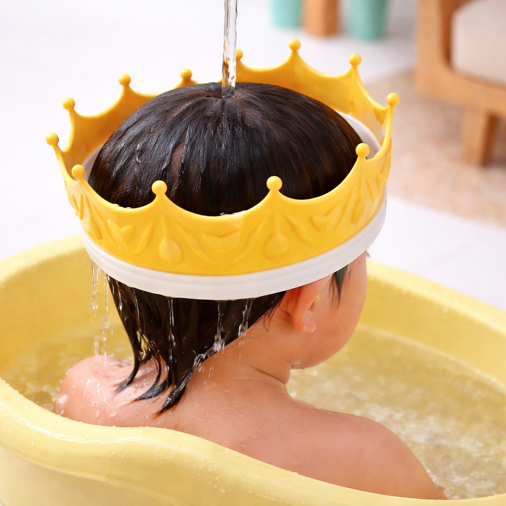Plush Bath Cap for Little Ones
