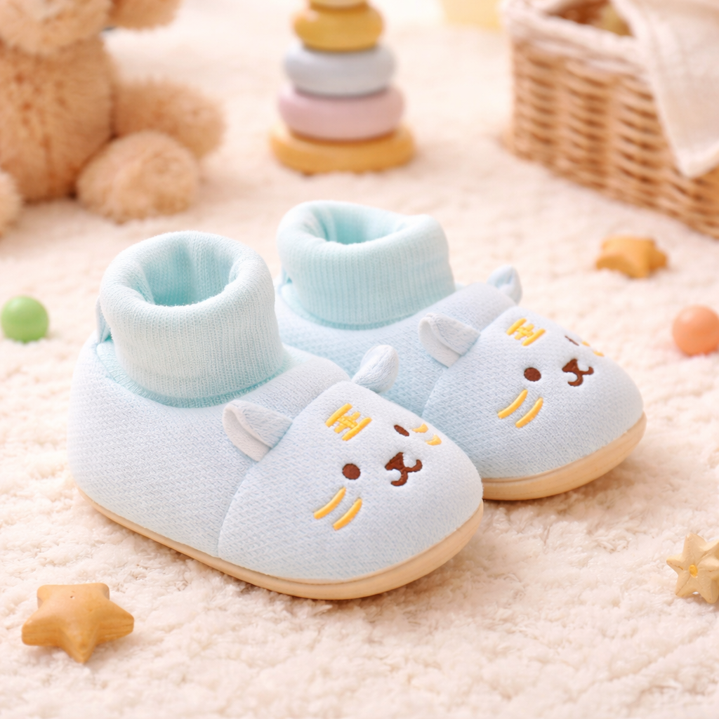 Cute Animal Prewalk Socks with Anti-Slip Sole
