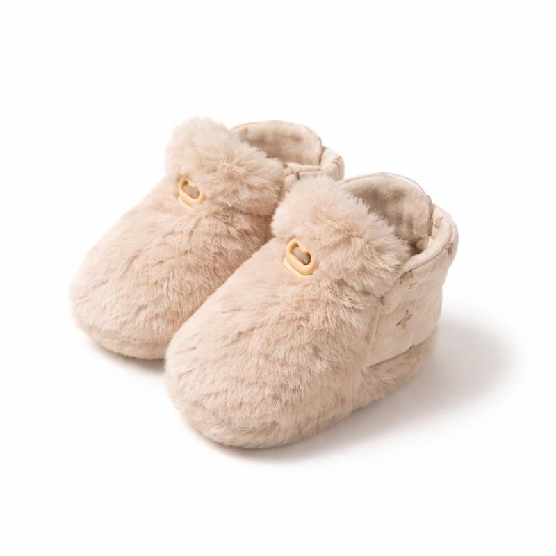 Warm Thick Baby Walking Shoes with Soft Sole