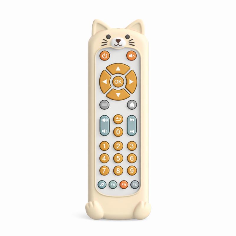 Baby TV Remote Toy with Music, Lights, and Sensory Play