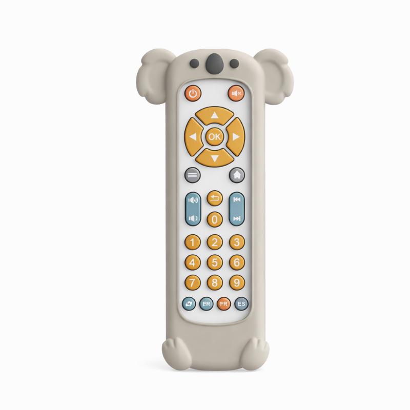Baby TV Remote Toy with Music, Lights, and Sensory Play