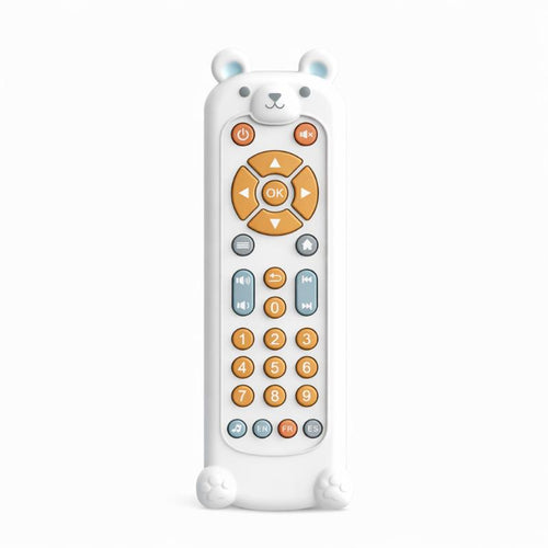 Baby TV Remote Toy with Music, Lights, and Sensory Play
