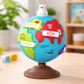 Educational Globe Puzzle for Continents and Oceans - main product image