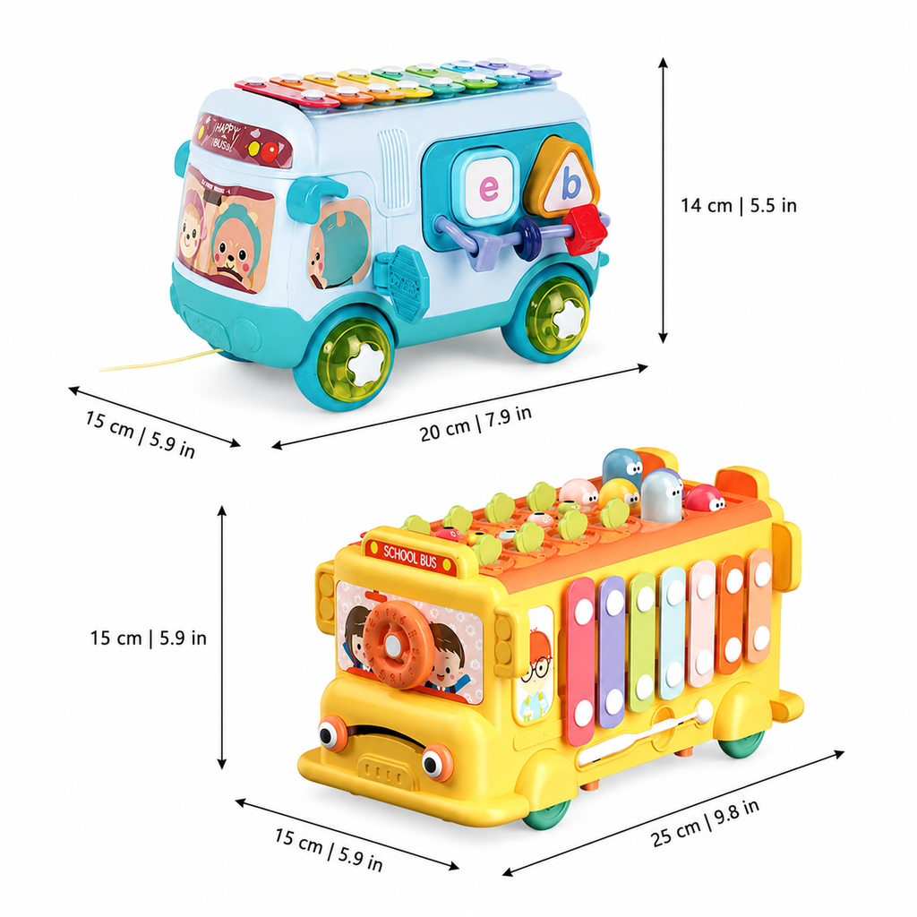 Multifunction Activity Bus for Sensory Learning and Play