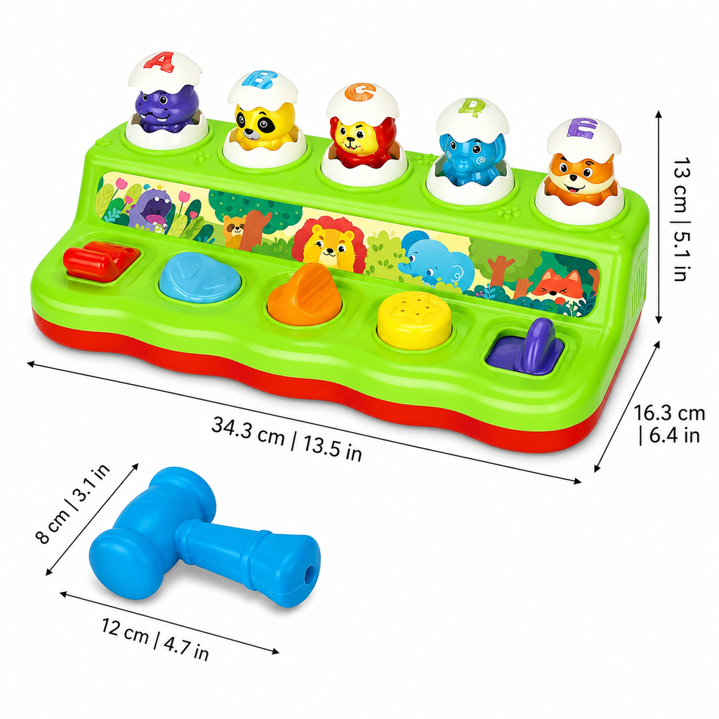 Interactive Animal Button Game for Curious Little Explorers