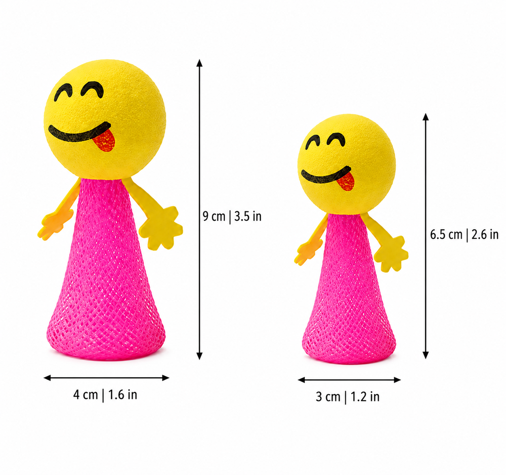Funny Emoji Bouncing Toys For Party Bags And Kids Rewards
