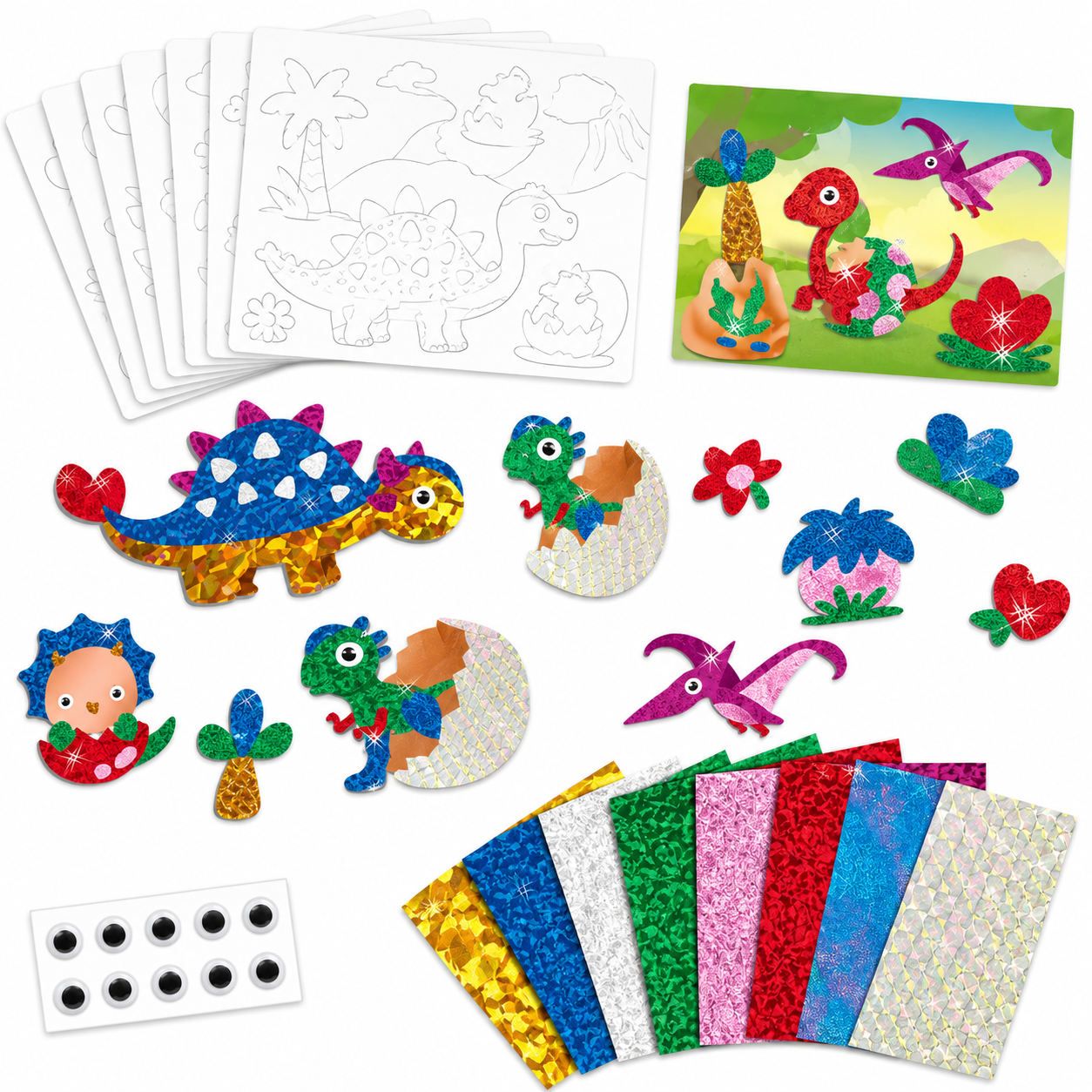 Princess Foil Art Craft Kit for Sparkly Creative Fun