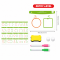 Hand Coordination Learning Cards for Smart Preschool Practice