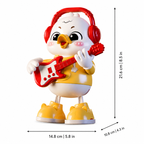 Dancing Guitar Duck Toy with Lights, Music and Waddling Fun