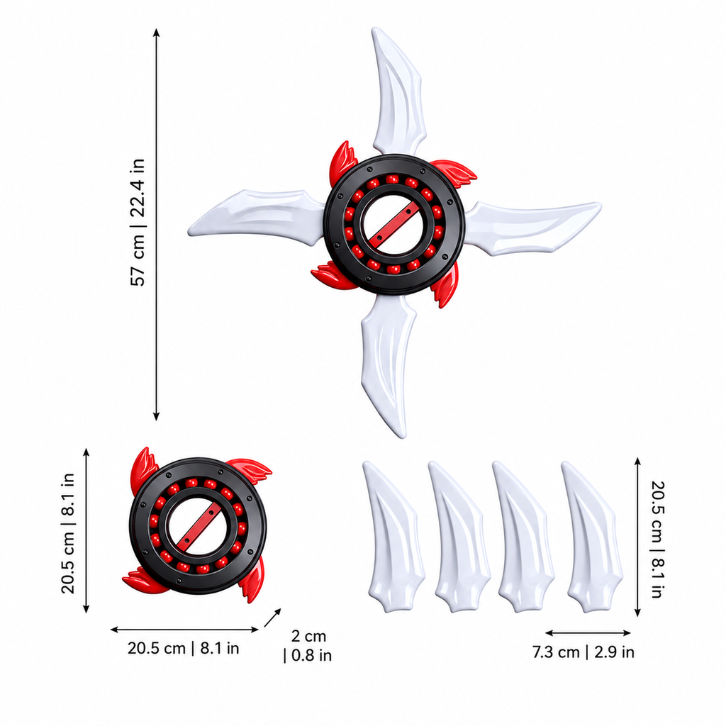 Spinning Light-Up Toy for Action-Packed Play