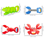 Available Styles: L Obster, Crab, Crocodile, Dinosaur, Shovel, Hippo