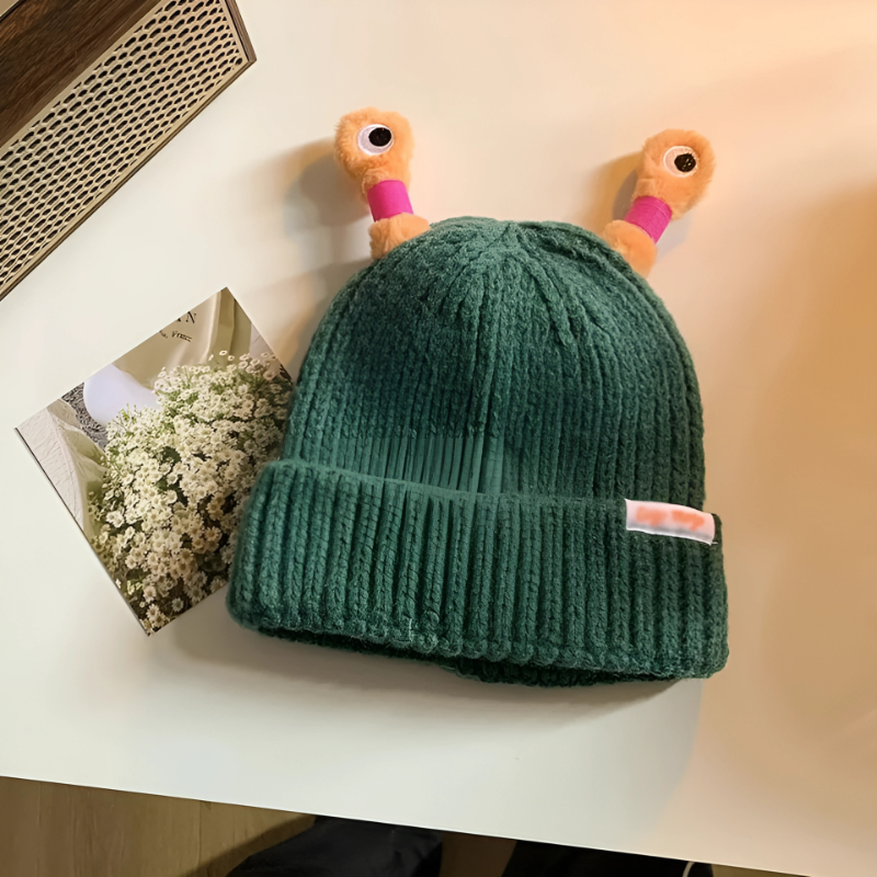 Magical Glowing Monster Knit Hat for Winter Fun
