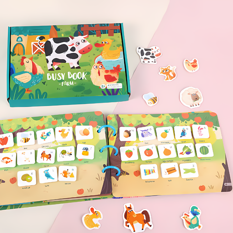Engaging Interactive Learning Book for Kids